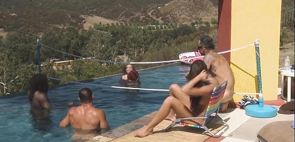  Real poolparty teens interviewed after orgy